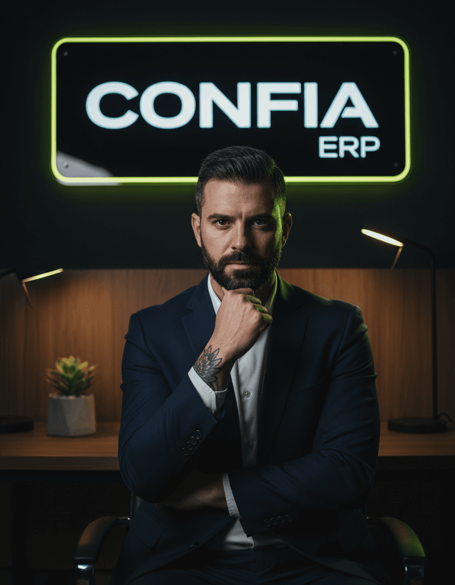 Tiago Arena, fundador do Confia ERP